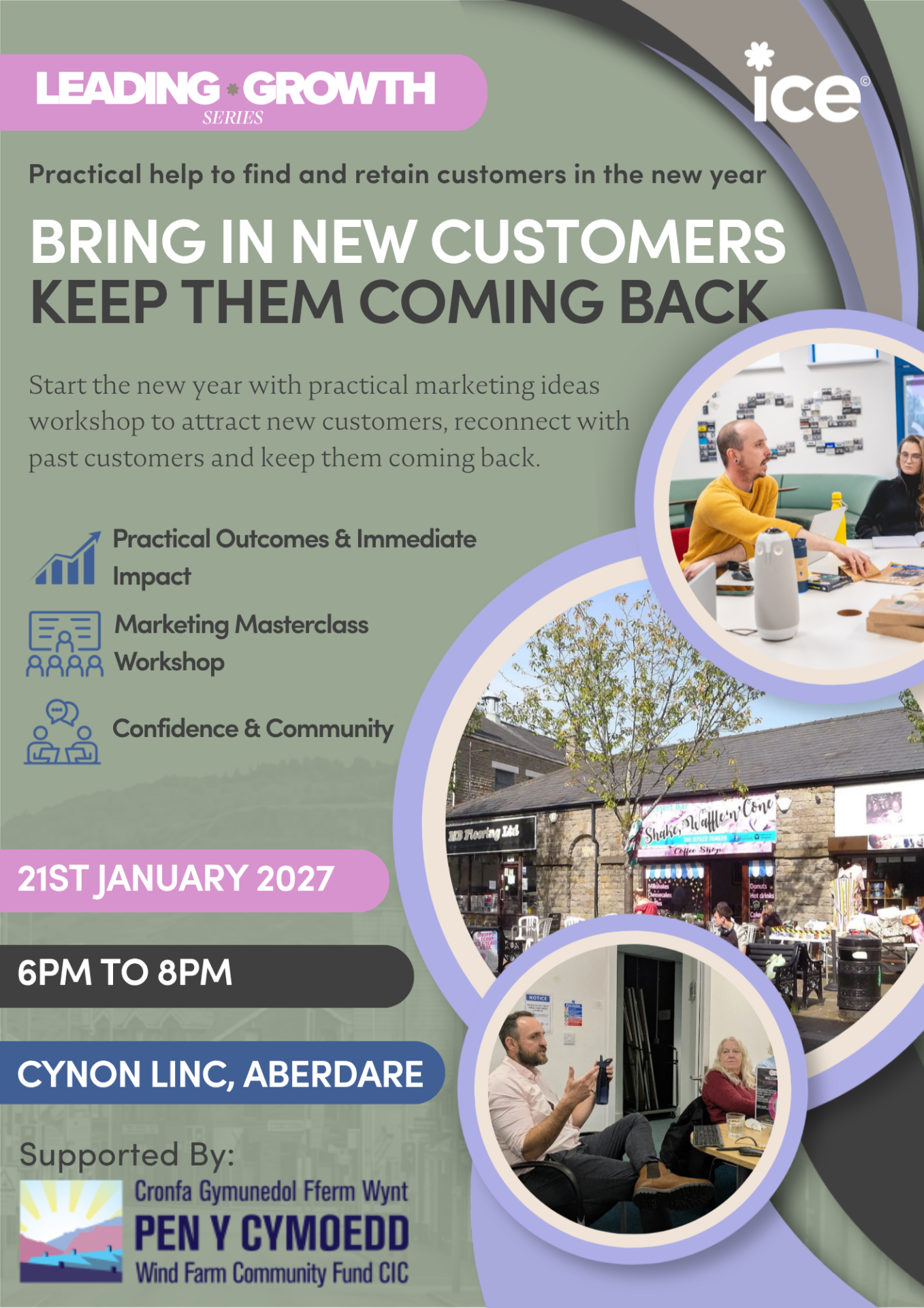 Mastering Marketing workshop in Aberdare titled Bring in New Customers, Keep Them Coming Back